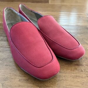 Donald J Pliner Honey Pebbled Square Toe Loafers - Size 10M EUC